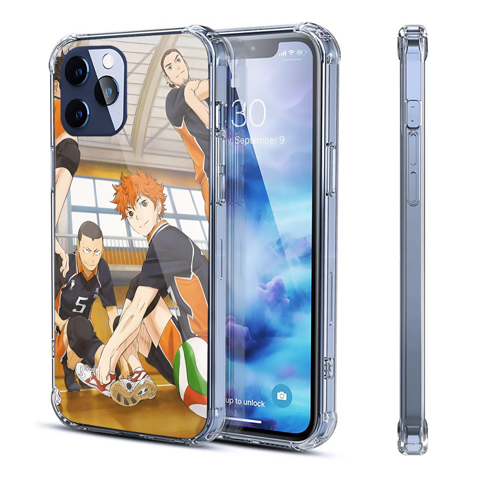 （画像用） ハイキュー!! Haikyu!! 【iPhone 12シリーズ対応】透明スマホケース（クリアソフトケース）